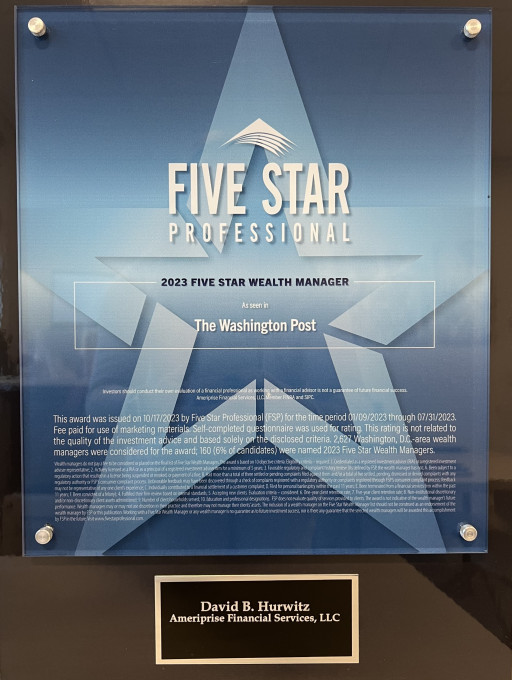 David B. Hurwitz Received 2023 Five Star Wealth Manager Award