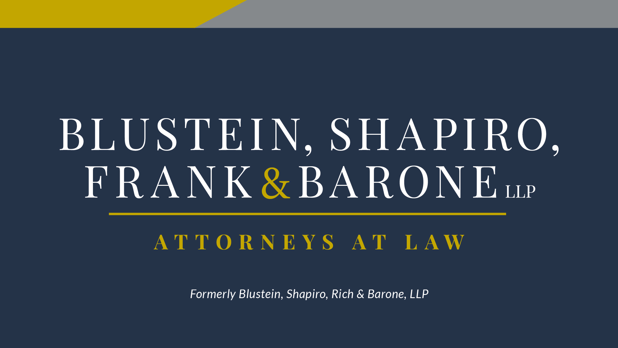Hudson Valley Law Firm Blustein Shapiro Rich And Barone Llp Announces 