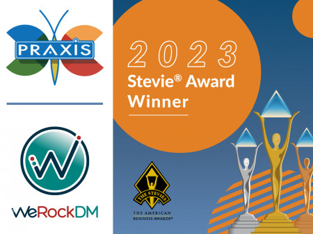 Praxis AI & We Rock DM Stevie Awards