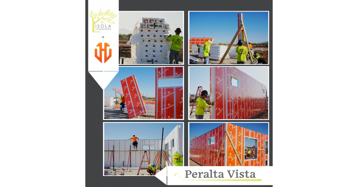 Isola Communities and HercuTech Start Home Construction at Peralta