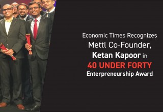 Mettl's CEO Honored With Economic Times 40 Under 40 Entrepreneurship Award
