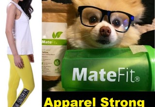 MateFit Apparel Strong Will Leggings and Teatox Shaker Bottle