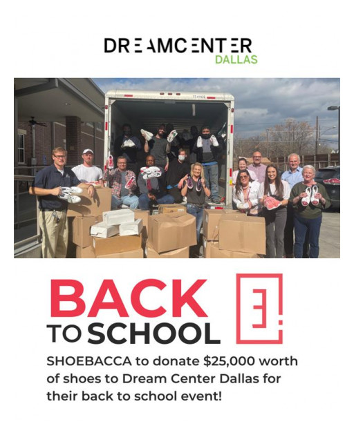 Irving-Based Shoebacca Donates $25,000 Worth of Shoes to Dallas Dream Center