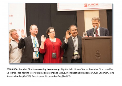 ARCA Names Rhonda La Nue, Owner of Lyons Roofing as New President