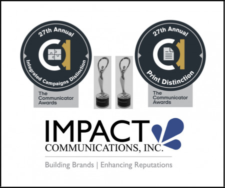 Impact Communications Earns Two Awards in 27th Annual AIVA Communicator Awards