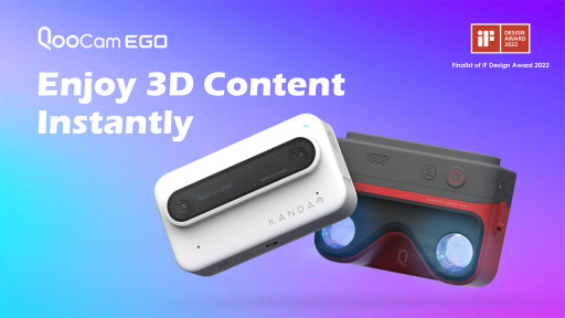 Kandao Announces Launch of QooCam EGO - Portable 3D Camera to Snap, View, Edit & Share 3D Content Instantly