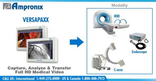 HD Medical Video System by Ampronix - Versapaxx Is a All in One Revolutionary Video Converter, Recorder, and HD Medical Display