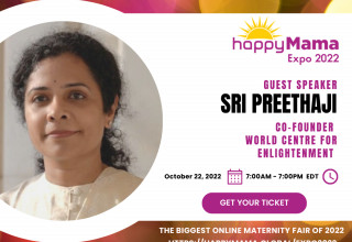 Sri Preethaji speakers at Happy Mama Expo