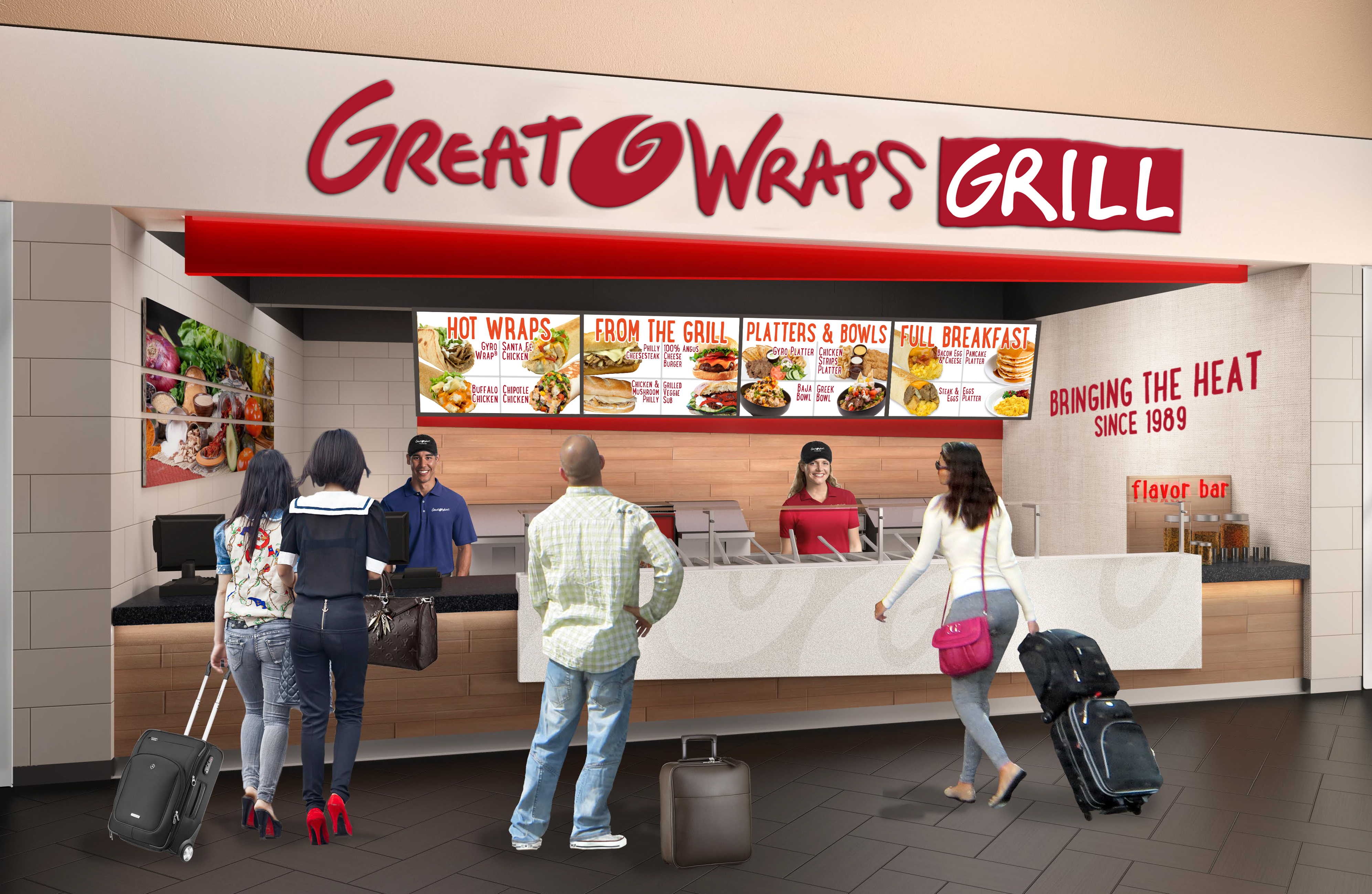 Great Wraps Grill Takes Off In Airport Venues Newswire