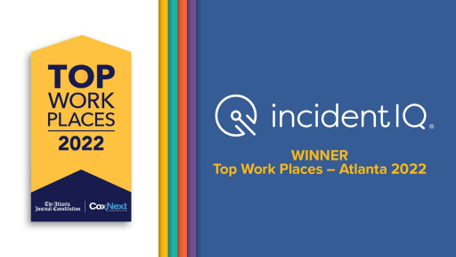 AJC Names Incident IQ One of the Top Workplaces in Atlanta