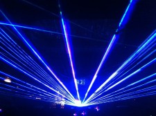 Aerial Laser Effects Add Energy to Events