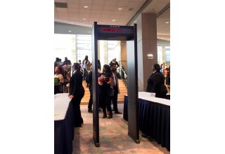 1 of 6 Metal Detectors Used at McCormick Place for Obama Foundation
