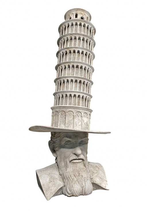 Galileo Bronze Sculpture