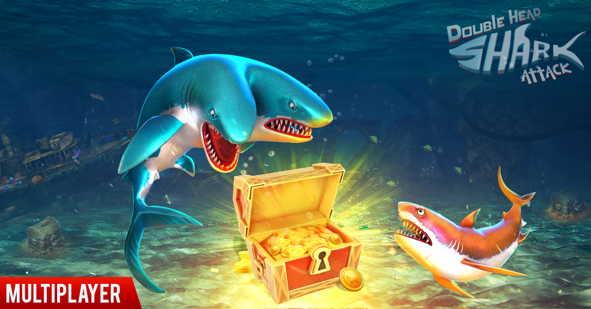 Hungry Shark Attack - Fish Games Shark World Shark Evolution Shark