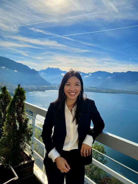 Michelle at Glion Institute of Higher Education, Montreux Switzerland