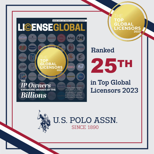 U.S. Polo Assn. Climbs to Top 25 of License Global's Prestigious 2023 'Top Global Licensors'