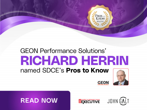 John Galt Solutions Congratulates GEON's Richard Herrin, a 2023 Supply and Demand Chain Executive's Pros to Know Award Recipient