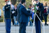 David L Hernandez Jr. and  Ronald T. Principe Jr. of Jersey Memorial Group have the honor of placing a memorial wreath at the Tomb of the Unknown Solider in Arlington National Cemetery. 