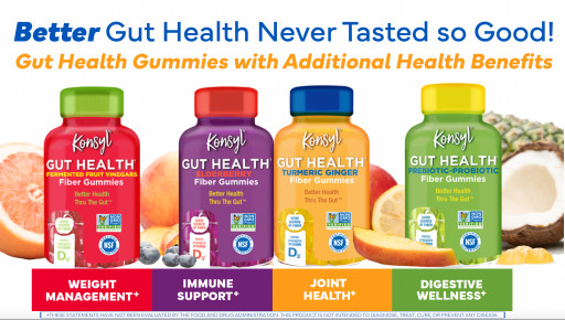 Konsyl Pharmaceuticals, Inc. Launches Four New Gut Health Fiber Gummies
