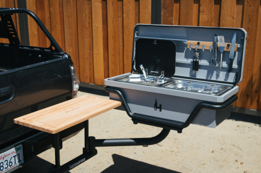 HitchFire Unveils the First-Ever Hitch Kitchen and New Hitch-Mounted Work Horse: The Ledge