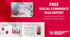 social commerce 2022 report by The Influencer Marketing Factory