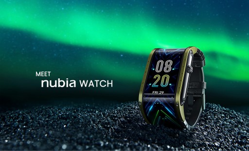 Nubia Watch Announces Kickstarter Launch of a Futuristic Flexible Display Smartwatch