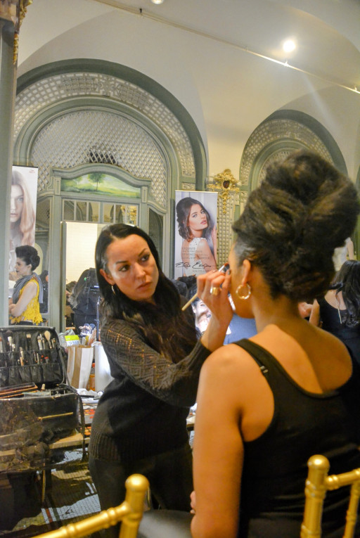 Let's Go Backstage With Couture Fashion Week Voodoo Makeup Artist