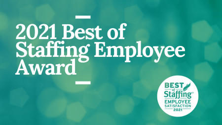 2021 Best of Staffing Employee Award