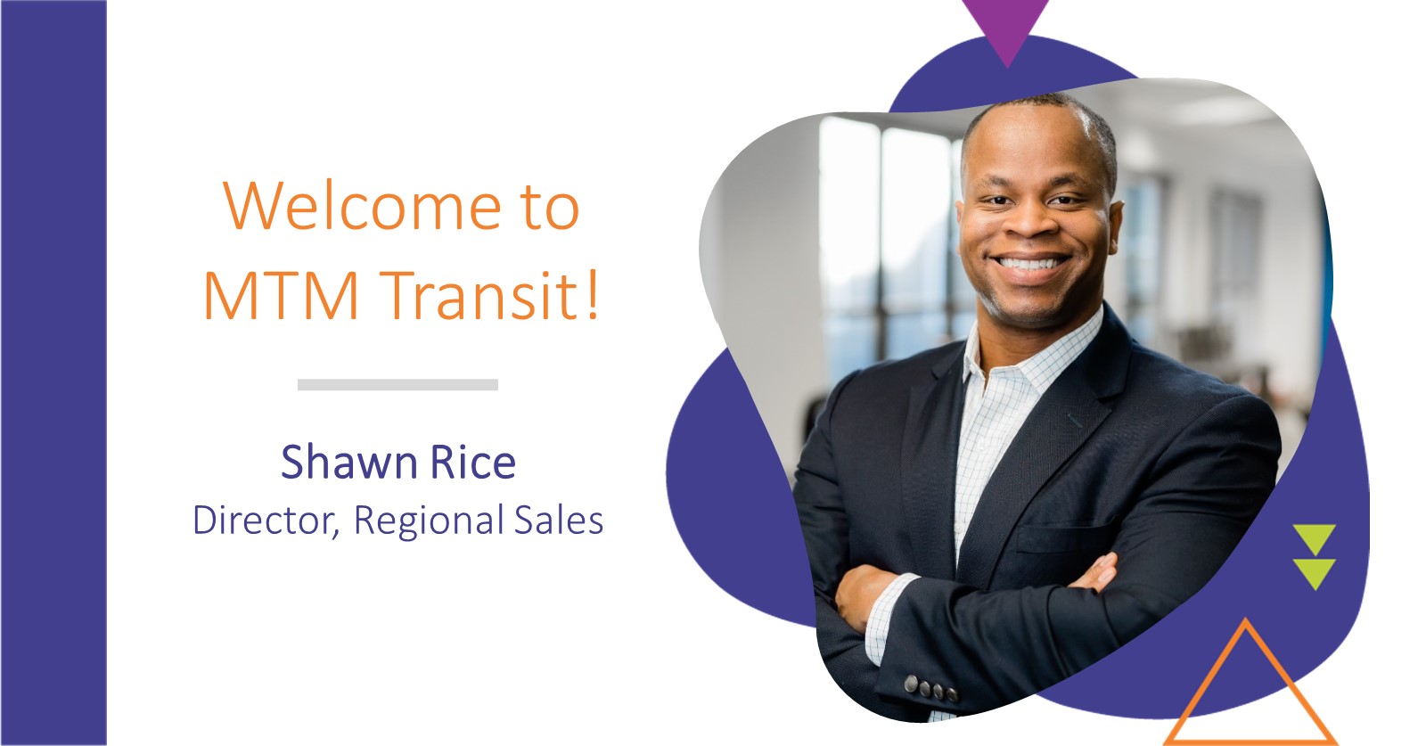 Shawn Rice Joins MTM Transit as Director, Regional Sales | Newswire