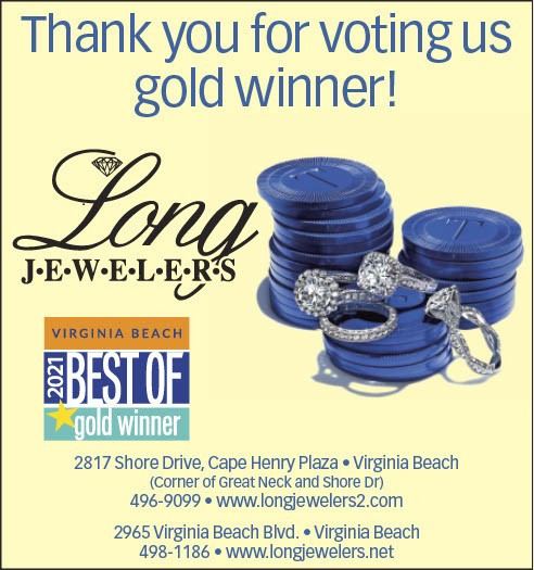 Long Jewelers Awarded the Best of Virginia Beach for 2021