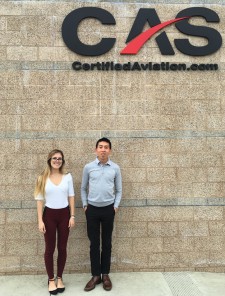Certified Aviation Services, LLC (CAS) is pleased to announce the addition of Katherina Zecca and Milton Tan