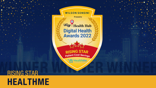 HealthMe Wins UCSF Digital Health Award for Patient Cost Savings