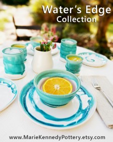Marie Kennedy Pottery Announces Launch of  “Water’s Edge Collection” Capturing the Relaxed Feeling of Vacation