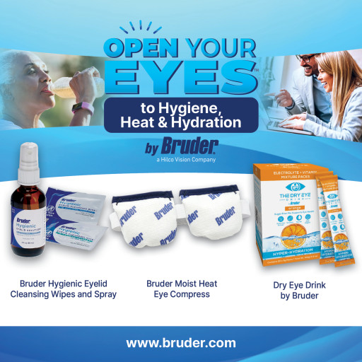 In Support of Dry Eye Awareness Month, Bruder Healthcare Recommends Three-Part Solution for Dry Eyes