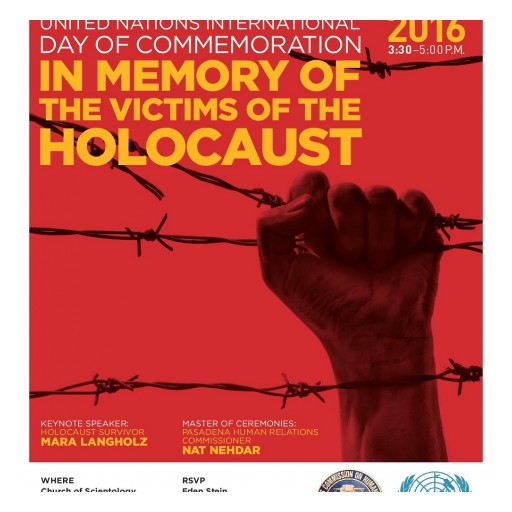 Holocaust Survivor to Speak at Remembrance Event in Pasadena This Sunday