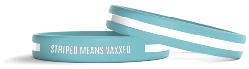 STRIPED MEANS VAXXED Official Wristband