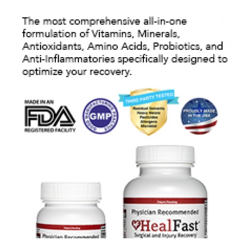 HealFast Inc. - Maker of the Industry Leading Surgery & Injury Recovery Supplement, Offers 20% Prime Day Discount to Help Patients Achieve Better Recovery Results.