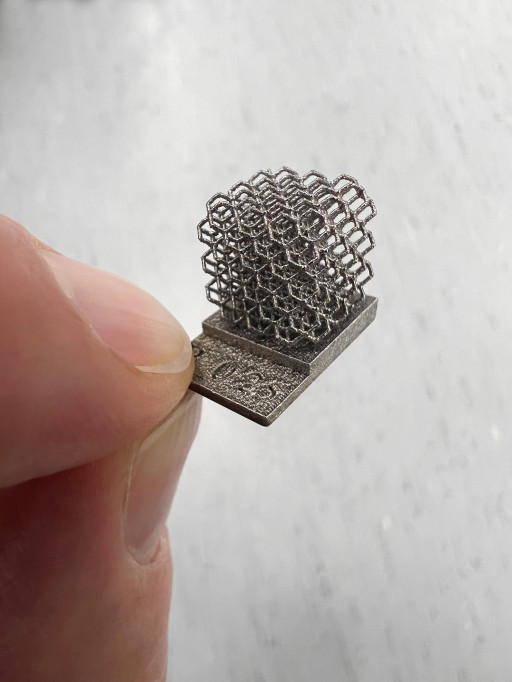 Tantalum Powder Printed Lattice