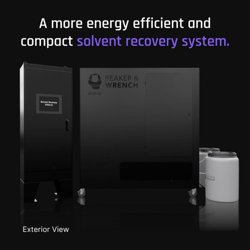 Beaker Wrench Solvent Recovery System Achieves >80 Energy Reduction Compared to Falling Film