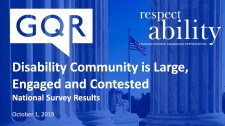 Disability Community is Large, Engaged and Contested