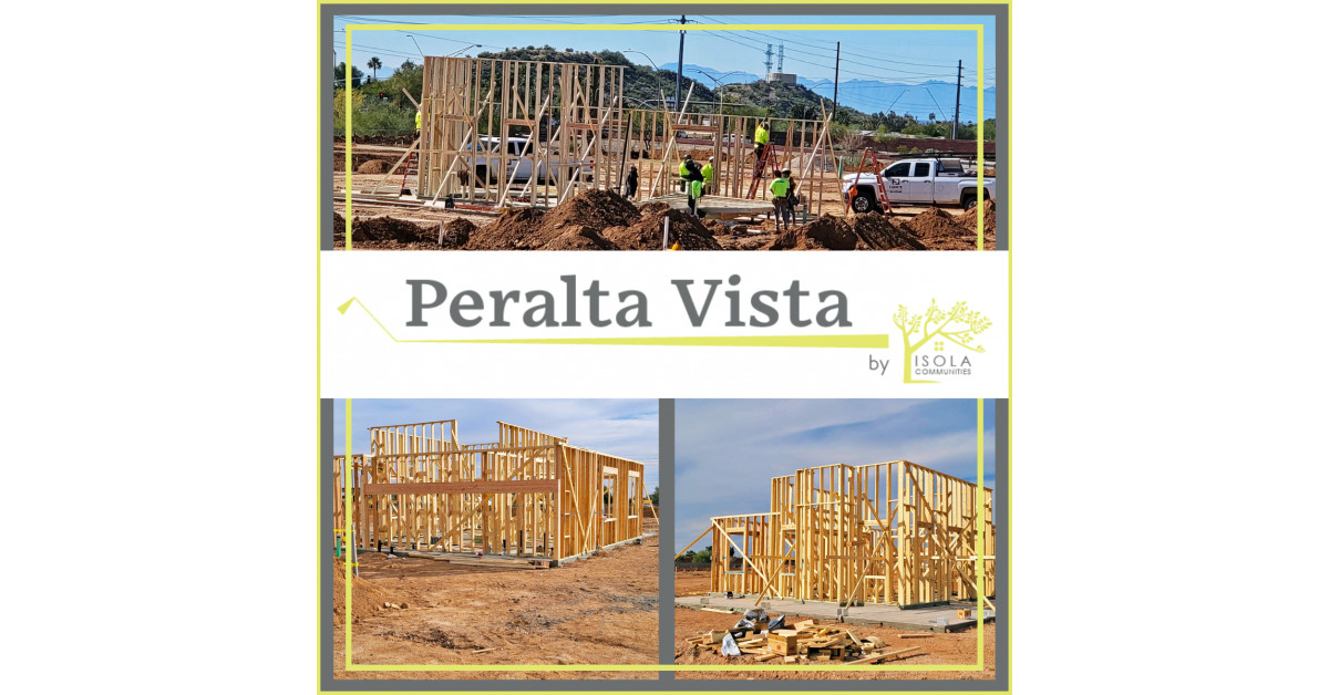 Isola Communities Begins Vertical Construction at Peralta Vista in Mesa