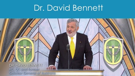 Dr. David Bennett  AC, QC and former Solicitor General of Australia