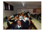 Geluksdal high schoolers learn the truth about drugs with booklets from the Foundation for a Drug-Free World