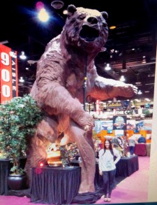 Lager Than Life Size Bear Monument