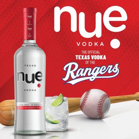 nue Vodka named Official Vodka of Major League Baseball's Texas Rangers
