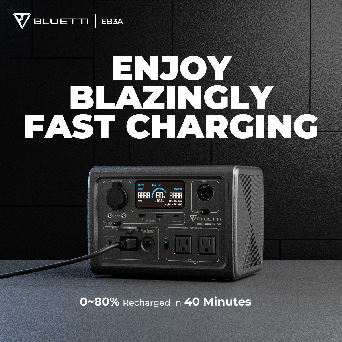BLUETTI to Launch Ultra-Portable Power Station EB3A With 268Wh