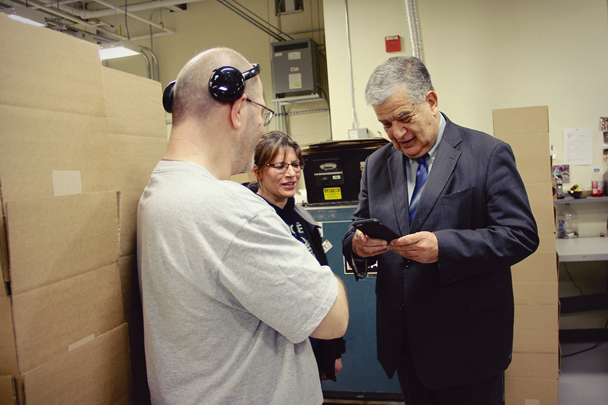 Haverhill, Mass. "Green Mayor" Visits Growing Environmental Company