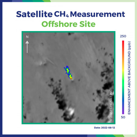 GHGSat Satellite CH4 Measurement — Offshore Site