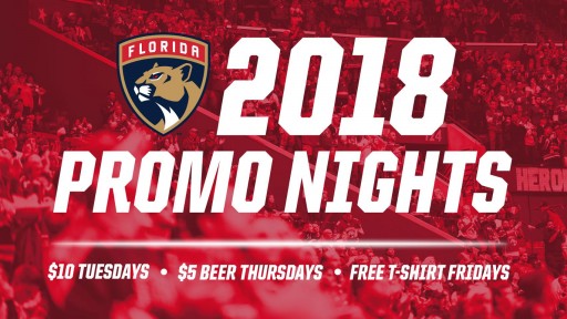 Florida Panthers Announce Promotions for 2018