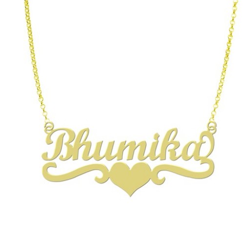 Personalized Name Necklace is Her Way of Style